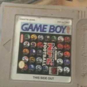 Nintendo game boy NFL football...